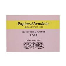 Papier D’Arménie Rose Armenian Paper 